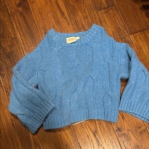 Anthropologie Maeve blue sweater